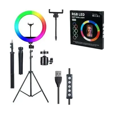 13 Inch MJ30 Soft Ring Light Selfie Desktop LED Ring Light RGB Color Light (Copy)