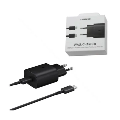 Samsung Type C Fast Charger 25W With Type C Cable