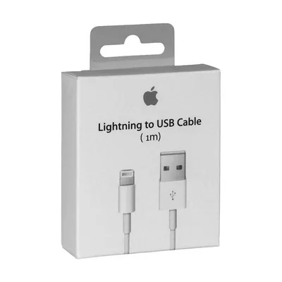 Apple USB-A to Lightning Cable White 1M
