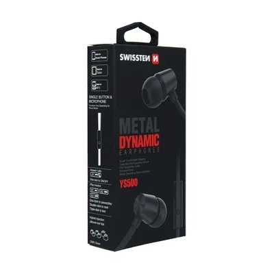 Swissten YS500 In-ear Handsfree Black