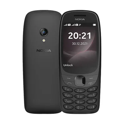 Nokia 6310 2021 Dual SIM Mobile with Buttons (Greek Menu) Black