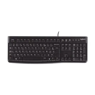 Keyboard Wired Logitech K120 for Windows, USB Plug-and-Play, Full-Size