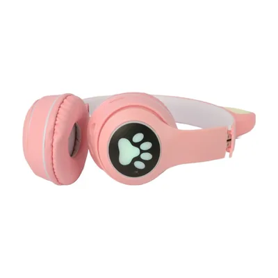 Wireless Headphones MZ-023 CAT Pink