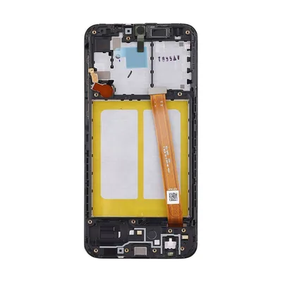 LCD Compatible with Samsung A202 Galaxy A20e, (black, with frame, Original)