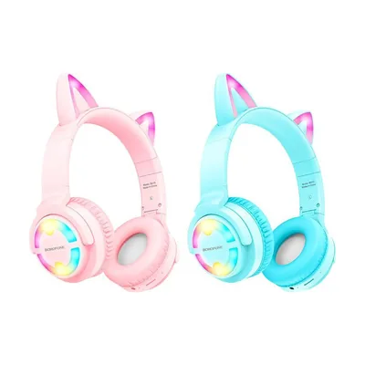 Borofone BO15 Cat Ear Ασύρματα/Ενσύρματα On Ear