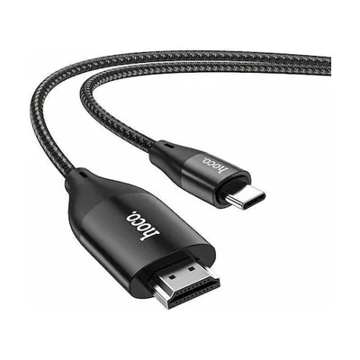 Hoco UA16 Cable HDMI Male – USB-C Male 2M Γκρι