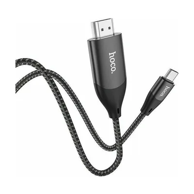 Hoco UA16 Cable HDMI Male – USB-C Male 2M Γκρι