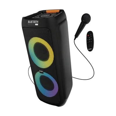 Majority P300 Portable Karaoke Speaker 300W Bluetooth USB FM Wired Mic