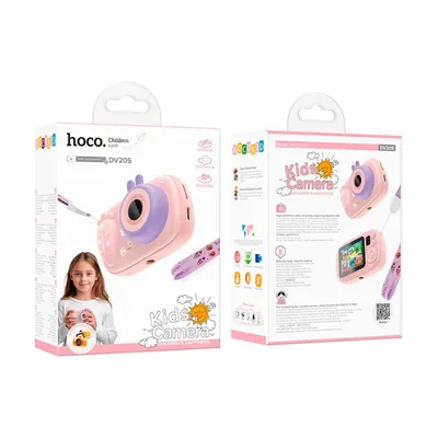 Hoco DV205 Children’s Camera 20MP Pink
