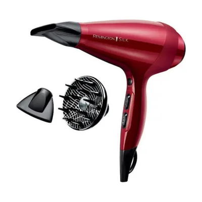Remington Hair Dryer Professional Silk 2400W With Diffuser Red