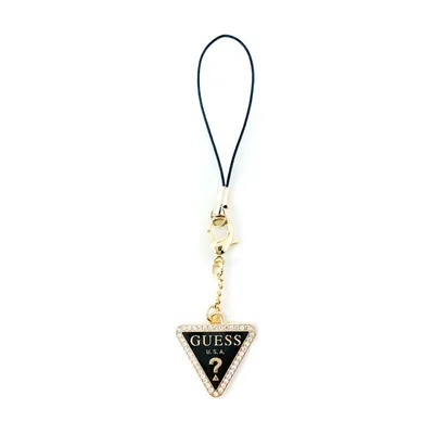Guess Universal Wrist Chain Diamond Charm Black