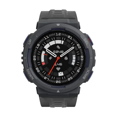 Amazfit Active Edge 46MM Waterproof Smartwatch with Heart Rate Monitor (midnight pulse)