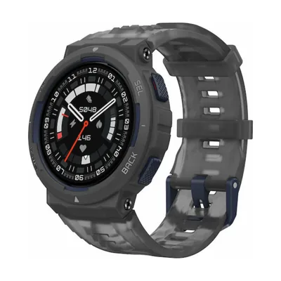 Amazfit Active Edge 46MM Waterproof Smartwatch with Heart Rate Monitor (midnight pulse)